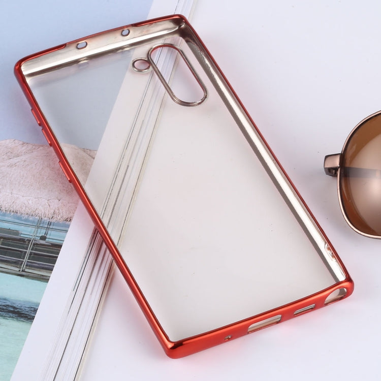 Ultra-thin Electroplating Soft TPU Protective Back Cover Case for Galaxy Note10
