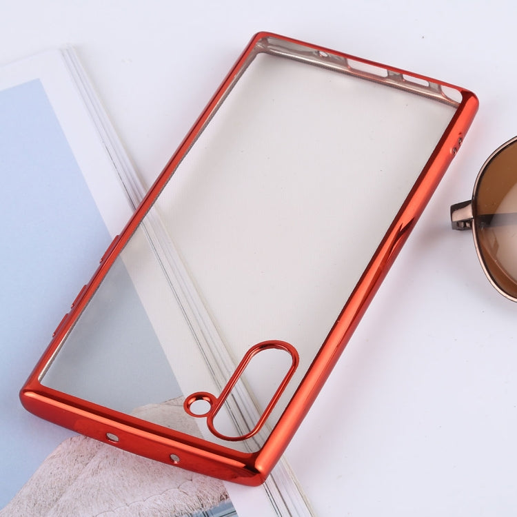 Ultra-thin Electroplating Soft TPU Protective Back Cover Case for Galaxy Note10