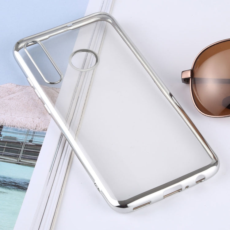 Ultra-thin Electroplating Soft TPU Protective Back Cover Case for Huawei Enjoy 9s / Honor 20i
