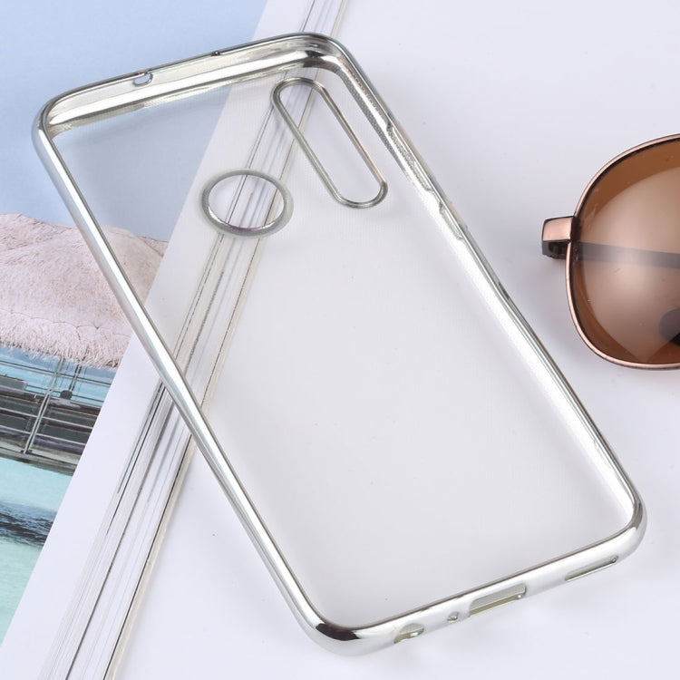 Ultra-thin Electroplating Soft TPU Protective Back Cover Case for Huawei Enjoy 9s / Honor 20i