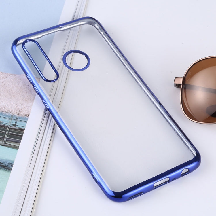 Ultra-thin Electroplating Soft TPU Protective Back Cover Case for Huawei Enjoy 9s / Honor 20i