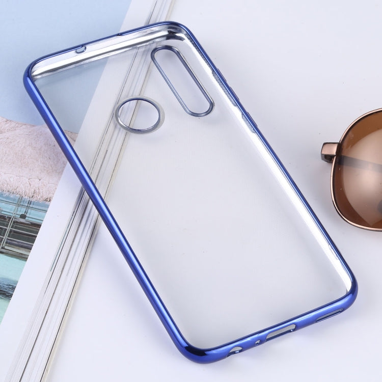 Ultra-thin Electroplating Soft TPU Protective Back Cover Case for Huawei Enjoy 9s / Honor 20i