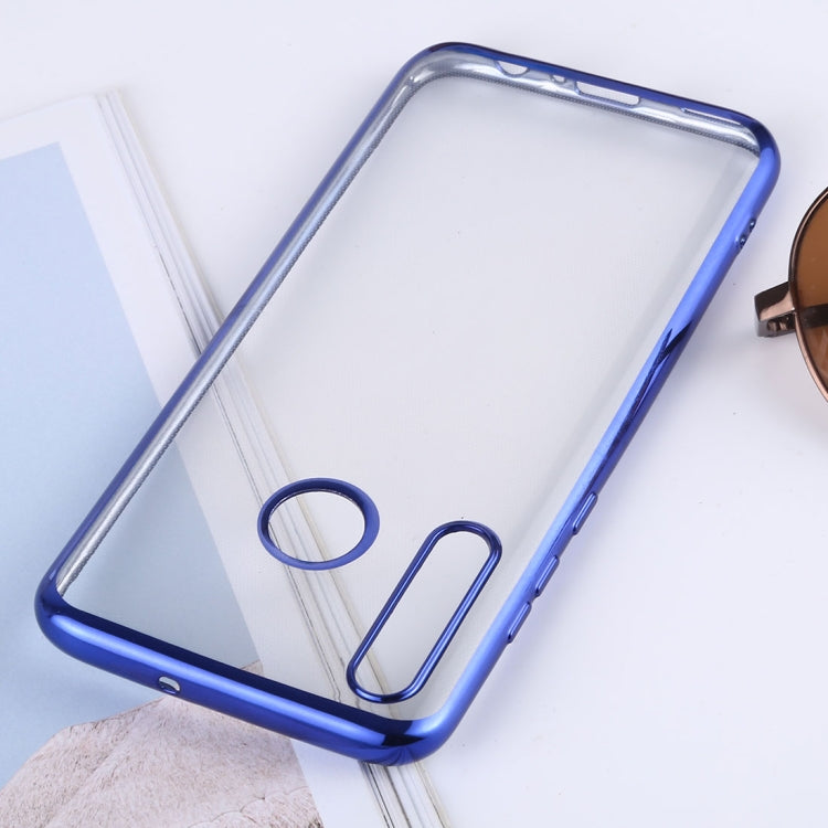 Ultra-thin Electroplating Soft TPU Protective Back Cover Case for Huawei Enjoy 9s / Honor 20i