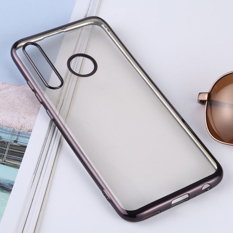Ultra-thin Electroplating Soft TPU Protective Back Cover Case for Huawei Enjoy 9s / Honor 20i