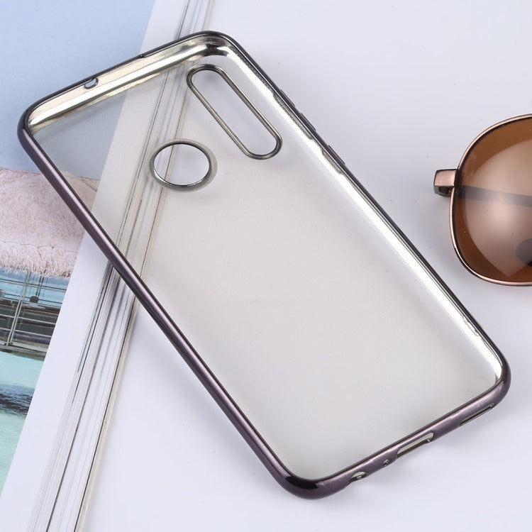 Ultra-thin Electroplating Soft TPU Protective Back Cover Case for Huawei Enjoy 9s / Honor 20i