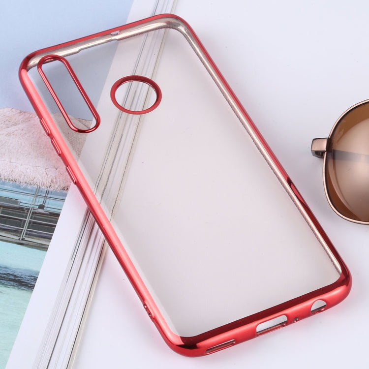 Ultra-thin Electroplating Soft TPU Protective Back Cover Case for Huawei Enjoy 9s / Honor 20i