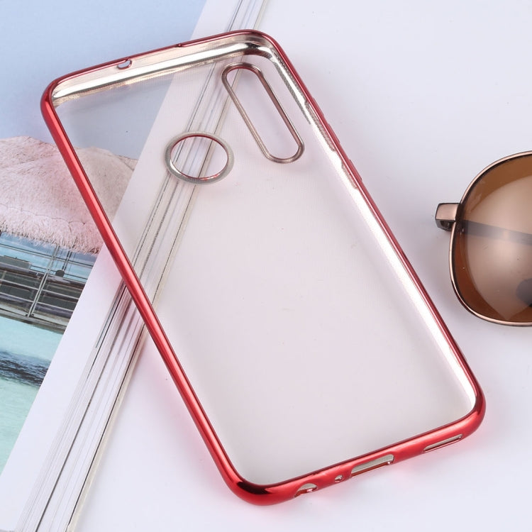 Ultra-thin Electroplating Soft TPU Protective Back Cover Case for Huawei Enjoy 9s / Honor 20i