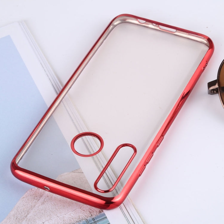 Ultra-thin Electroplating Soft TPU Protective Back Cover Case for Huawei Enjoy 9s / Honor 20i