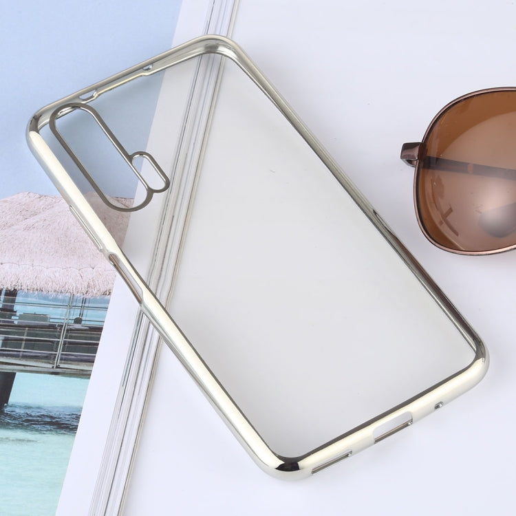 Ultra-thin Electroplating Soft TPU Protective Back Cover Case for Huawei Honor 20 Pro