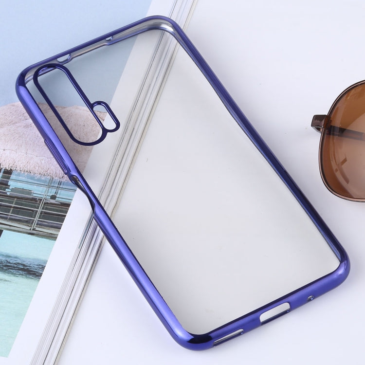 Ultra-thin Electroplating Soft TPU Protective Back Cover Case for Huawei Honor 20 Pro