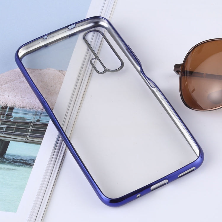 Ultra-thin Electroplating Soft TPU Protective Back Cover Case for Huawei Honor 20 Pro