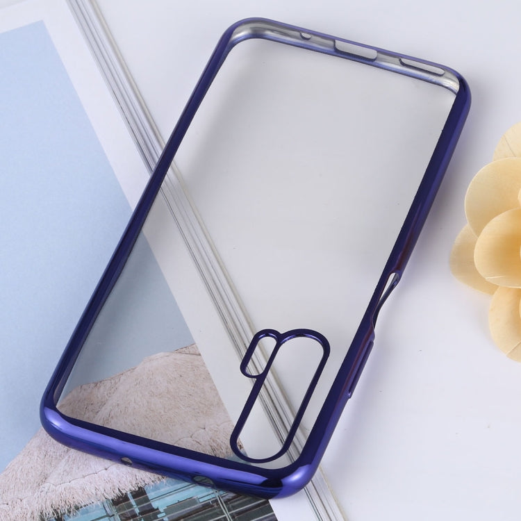 Ultra-thin Electroplating Soft TPU Protective Back Cover Case for Huawei Honor 20 Pro