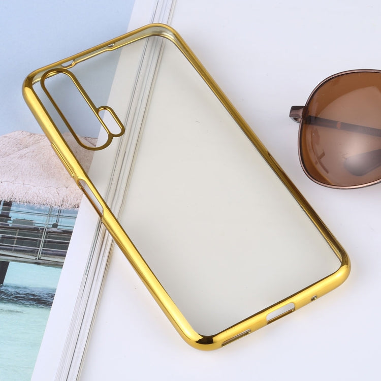 Ultra-thin Electroplating Soft TPU Protective Back Cover Case for Huawei Honor 20 Pro