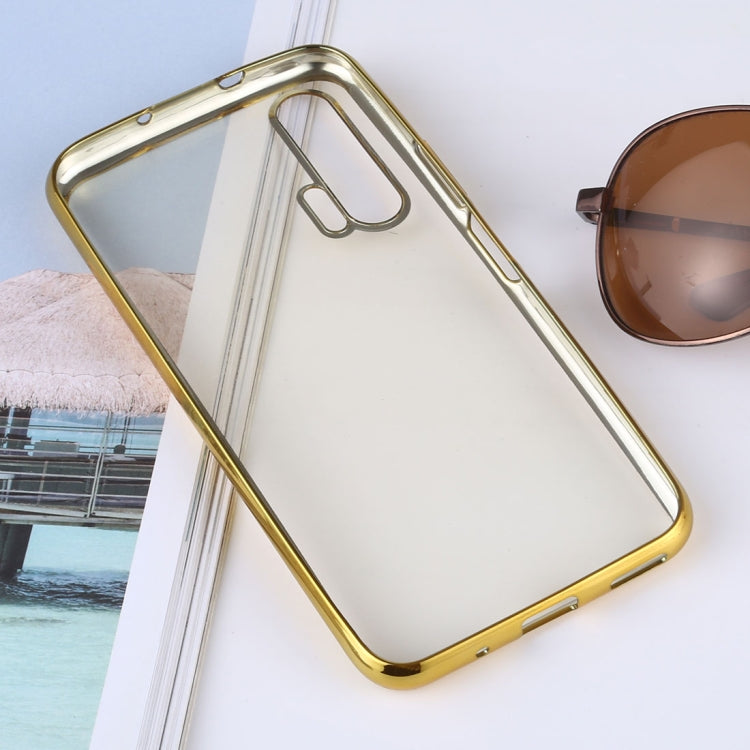 Ultra-thin Electroplating Soft TPU Protective Back Cover Case for Huawei Honor 20 Pro