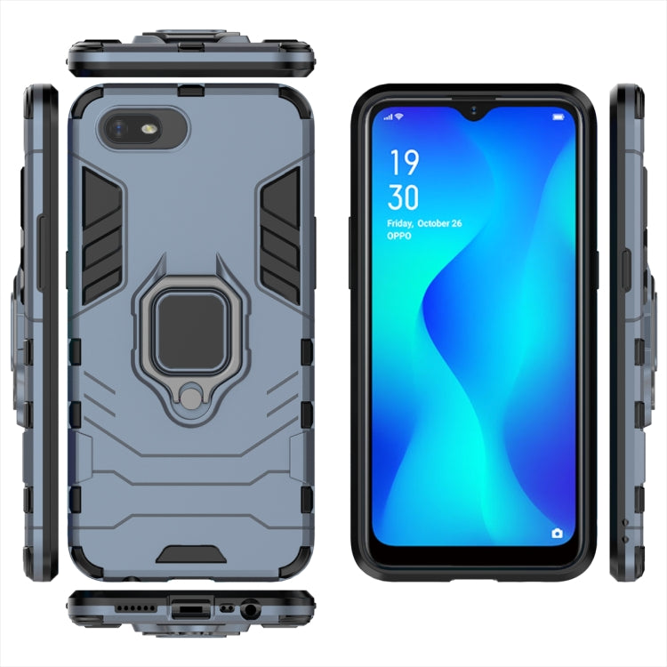 Panther PC + TPU Shockproof Protective Case with Magnetic Ring Holder for OPPO A1k