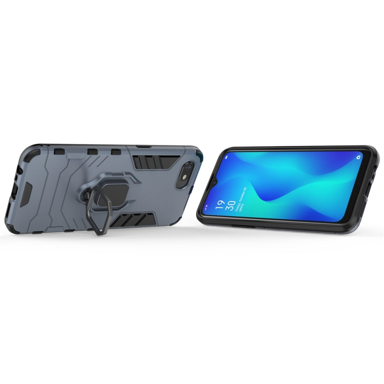 Panther PC + TPU Shockproof Protective Case with Magnetic Ring Holder for OPPO A1k