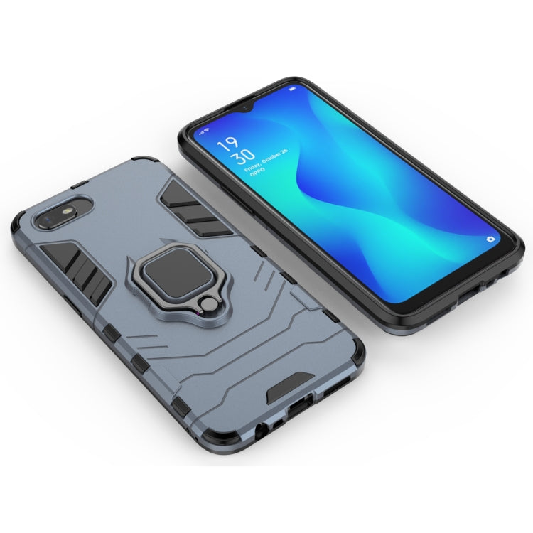 Panther PC + TPU Shockproof Protective Case with Magnetic Ring Holder for OPPO A1k