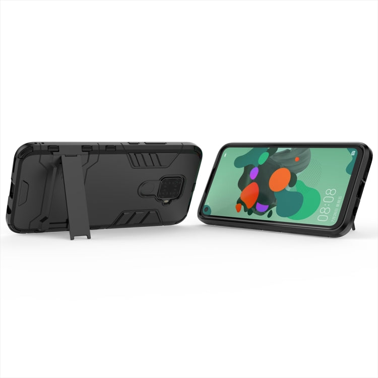 Shockproof PC + TPU Case with Holder for Huawei Nova 5i Pro