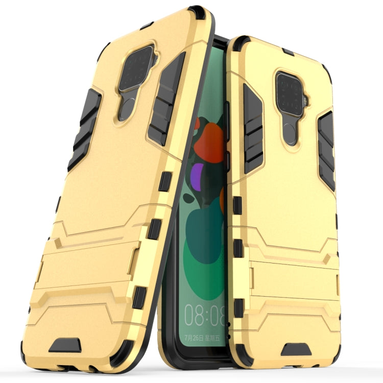 Shockproof PC + TPU Case with Holder for Huawei Nova 5i Pro