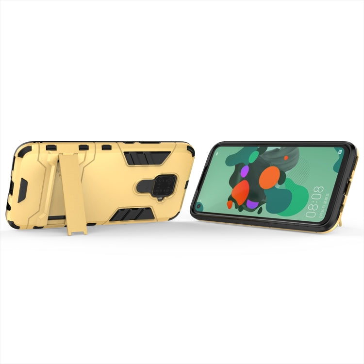 Shockproof PC + TPU Case with Holder for Huawei Nova 5i Pro