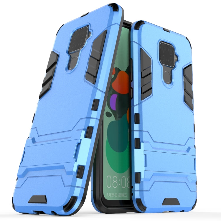 Shockproof PC + TPU Case with Holder for Huawei Nova 5i Pro