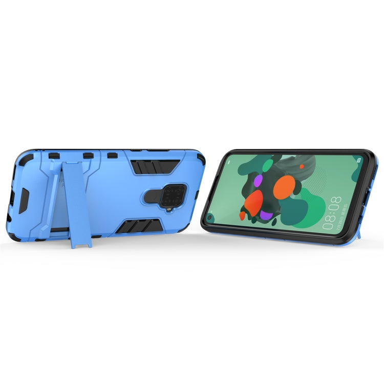 Shockproof PC + TPU Case with Holder for Huawei Nova 5i Pro