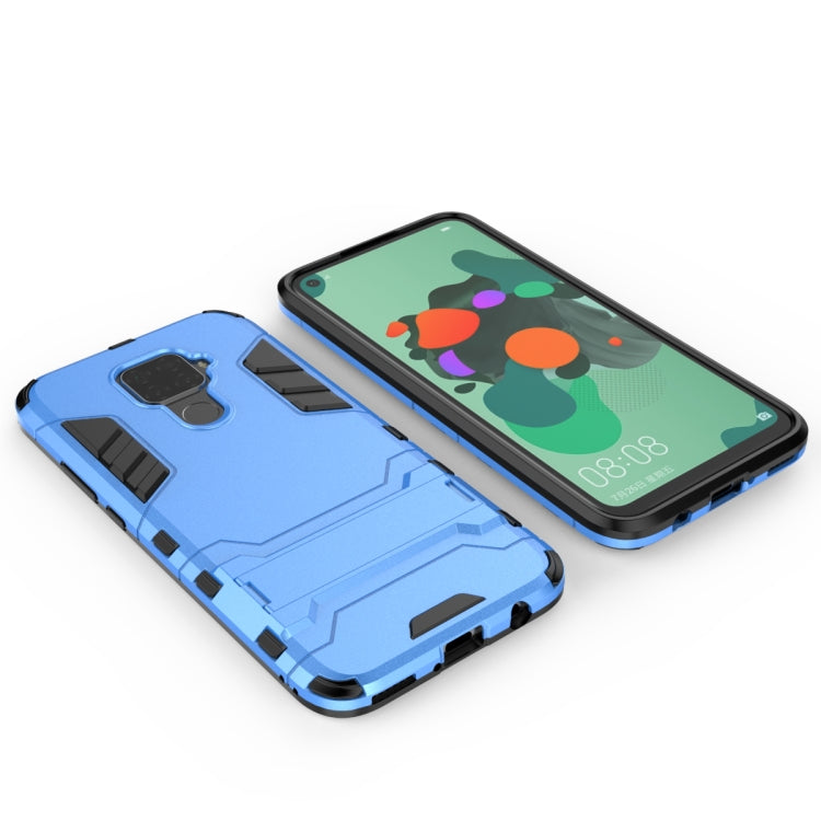 Shockproof PC + TPU Case with Holder for Huawei Nova 5i Pro
