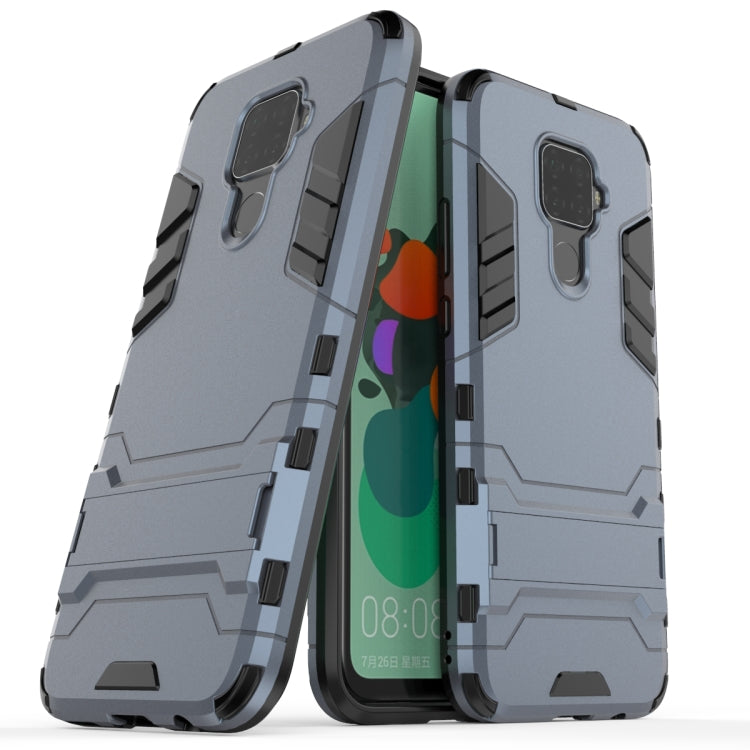 Shockproof PC + TPU Case with Holder for Huawei Nova 5i Pro
