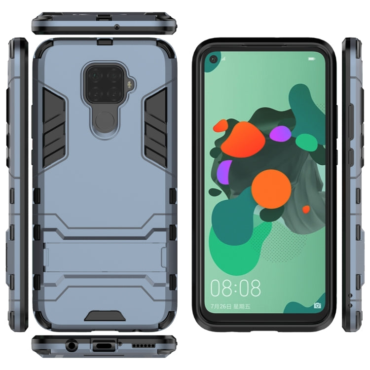 Shockproof PC + TPU Case with Holder for Huawei Nova 5i Pro