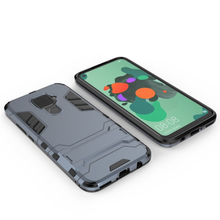 Shockproof PC + TPU Case with Holder for Huawei Nova 5i Pro