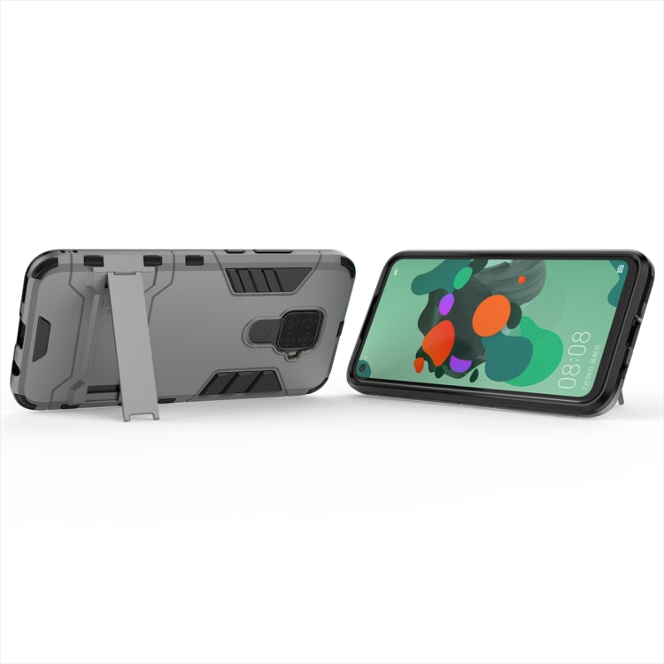 Shockproof PC + TPU Case with Holder for Huawei Nova 5i Pro