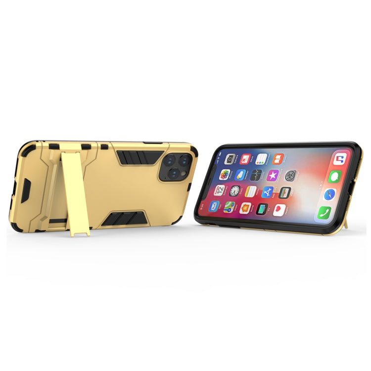 Shockproof PC + TPU Case with Holder for 11 Pro Max