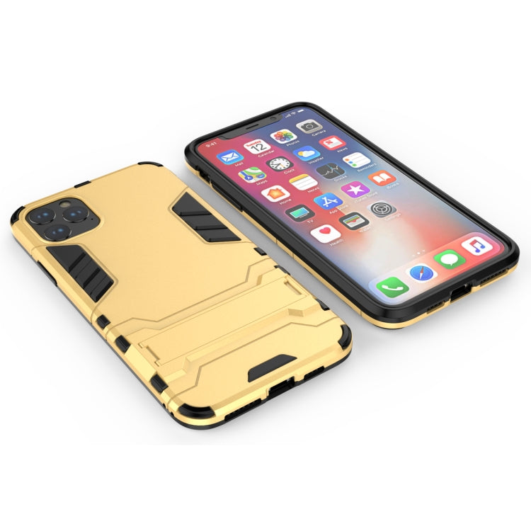 Shockproof PC + TPU Case with Holder for 11 Pro Max