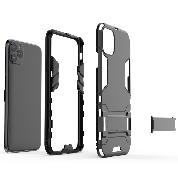 Shockproof PC + TPU Case with Holder for 11 Pro Max