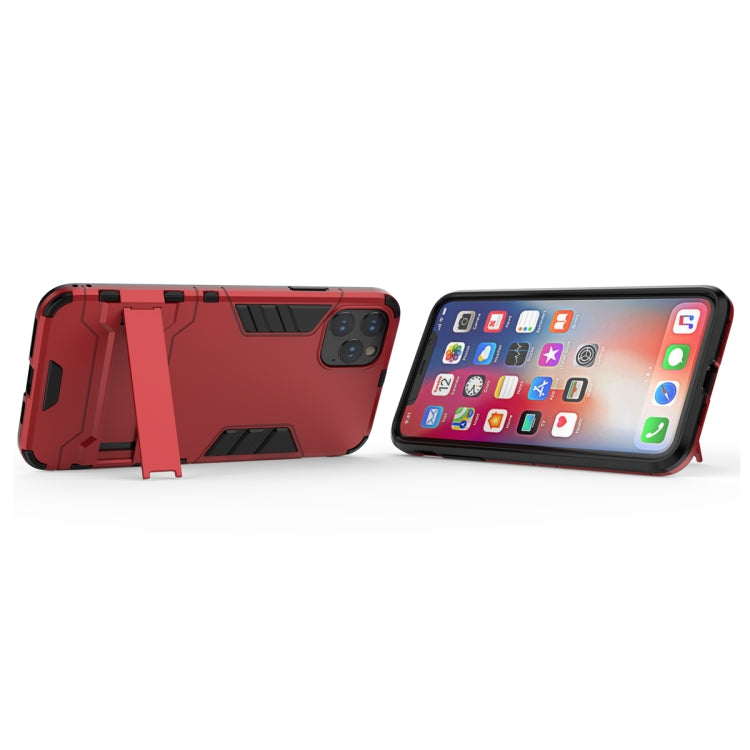 Shockproof PC + TPU Case with Holder for 11 Pro Max