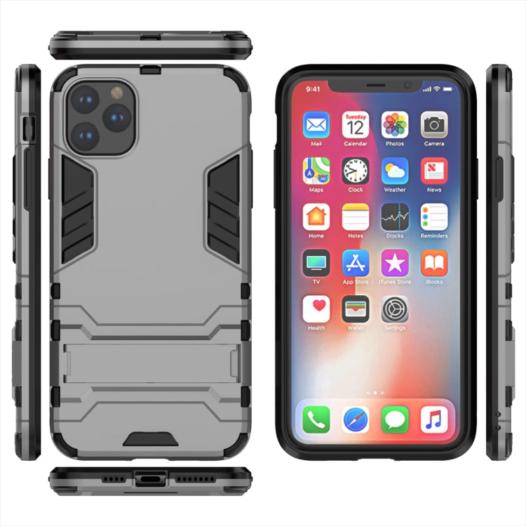 Shockproof PC + TPU Case with Holder for 11 Pro Max