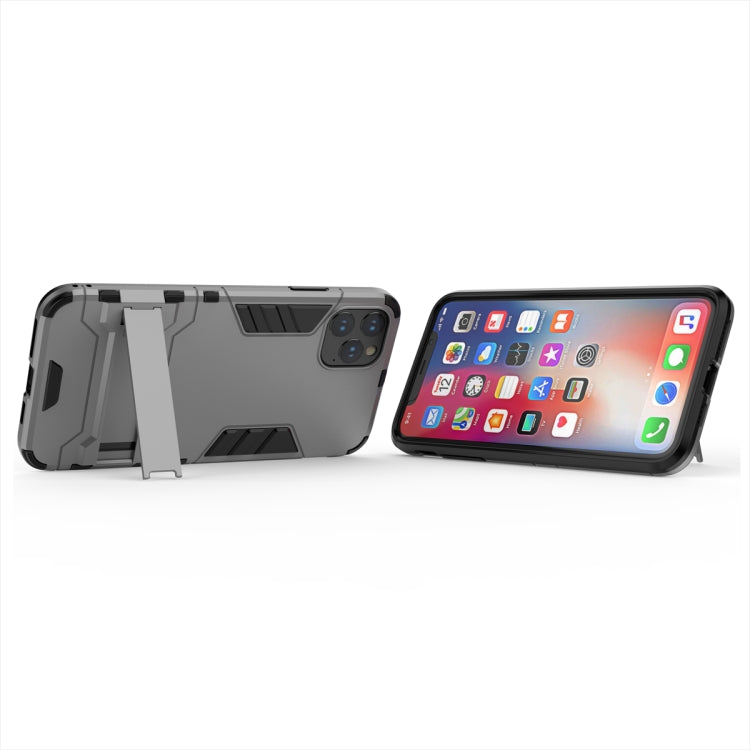 Shockproof PC + TPU Case with Holder for 11 Pro Max