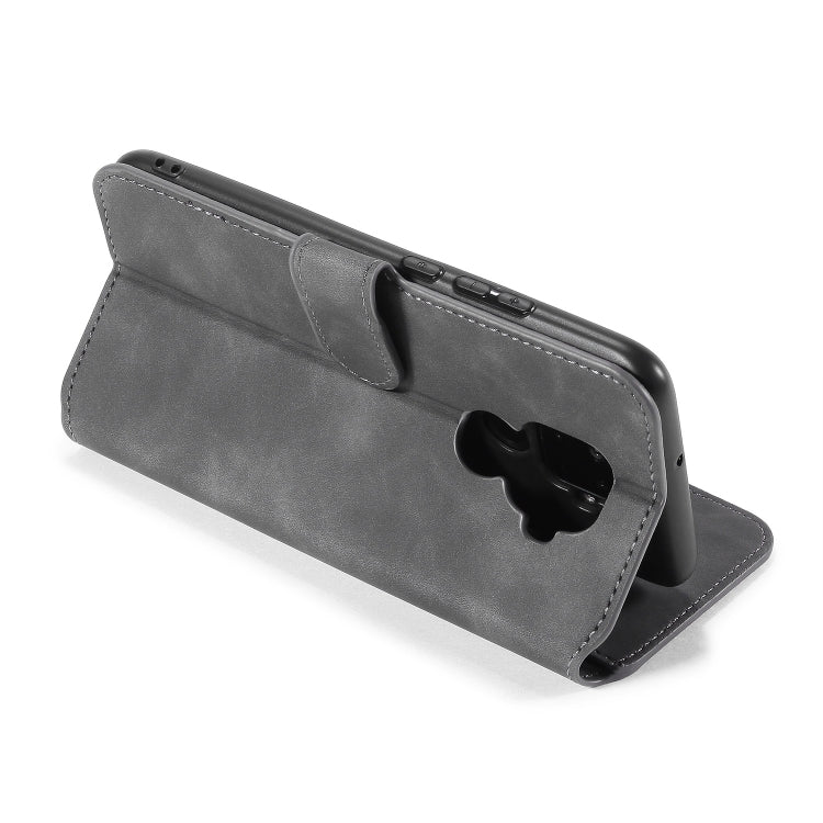 DG.MING Retro Oil Side Horizontal Flip Case with Holder & Card Slots & Wallet for Huawei Nova 5i Pro / Mate 30 Lite