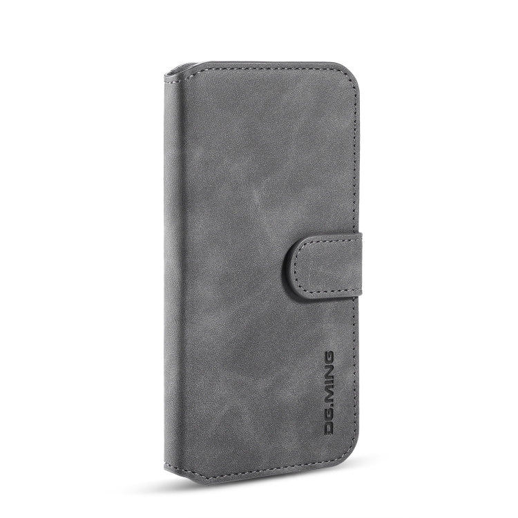 DG.MING Retro Oil Side Horizontal Flip Case with Holder & Card Slots & Wallet for iPhone 11 Pro Max