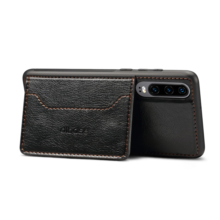 Dibase 2 in 1 Crazy Horse Texture PU Leather Case with Holder & Card Slot For Huawei Honor 9X / 9X Pro