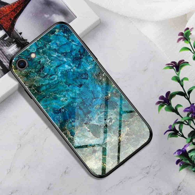 For iPhone SE 2022 / SE 2020 / 8 / 7 Shockproof Tempered Glass + TPU Case