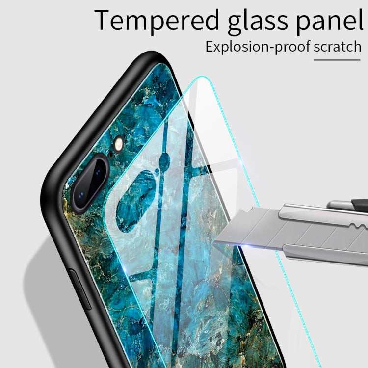 For iPhone SE 2022 / SE 2020 / 8 / 7 Shockproof Tempered Glass + TPU Case