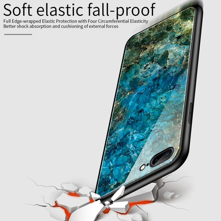 For iPhone SE 2022 / SE 2020 / 8 / 7 Shockproof Tempered Glass + TPU Case
