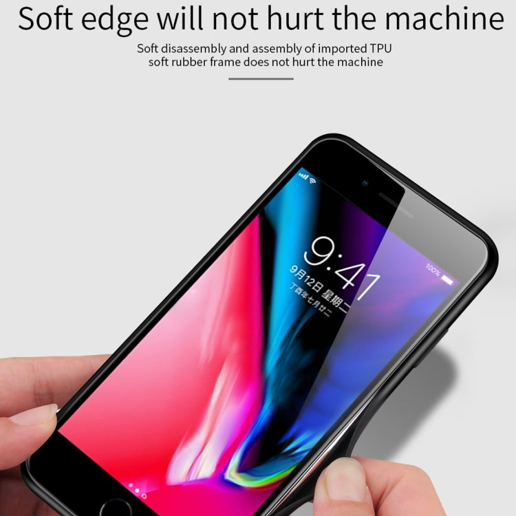 For iPhone SE 2022 / SE 2020 / 8 / 7 Shockproof Tempered Glass + TPU Case