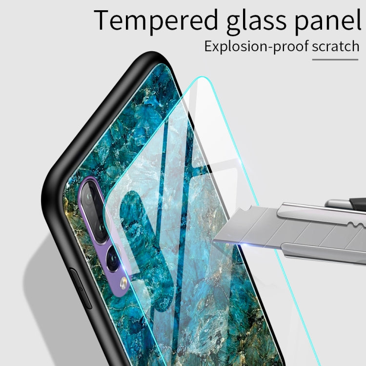 Shockproof Tempered Glass + TPU Case For Huawei P20 Lite