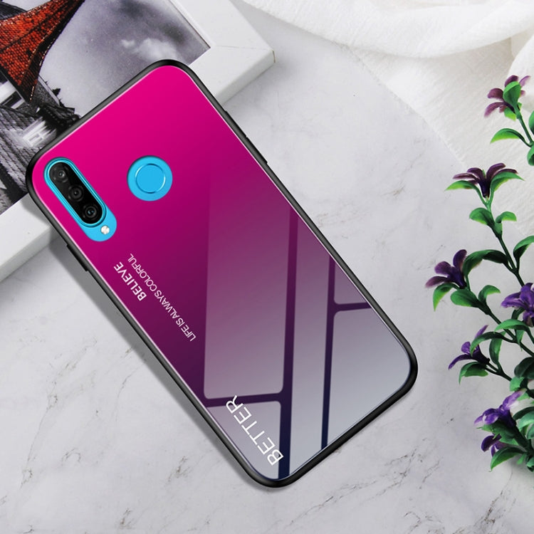 Shockproof Tempered Glass + TPU Case For Huawei P30 Lite