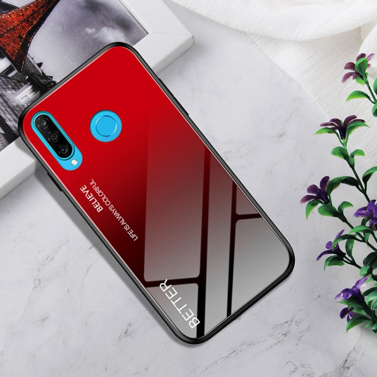 Shockproof Tempered Glass + TPU Case For Huawei P30 Lite