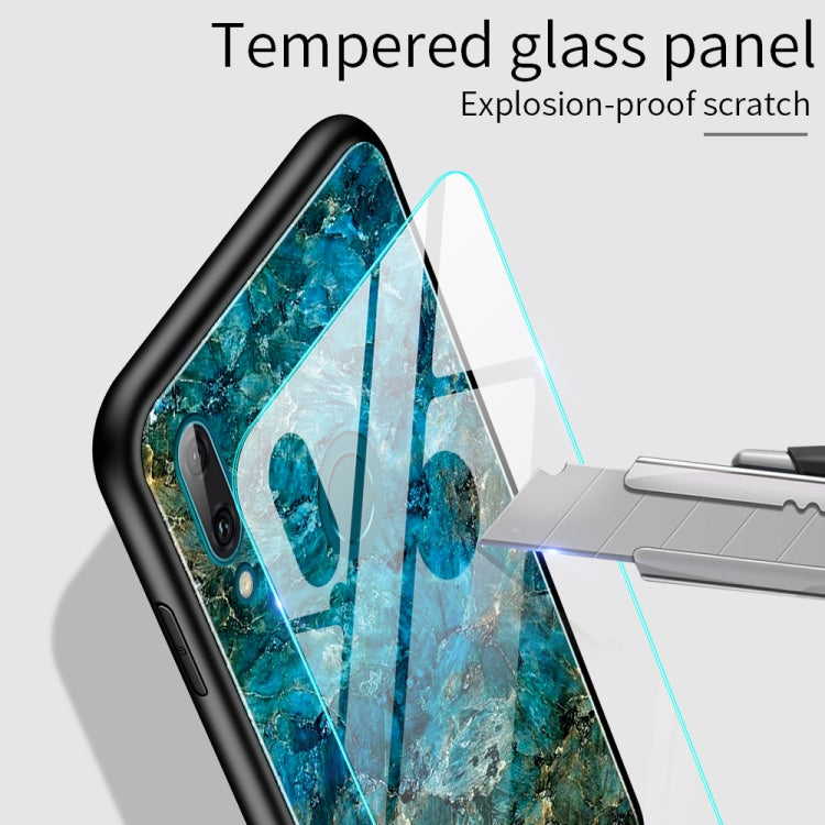 Shockproof Tempered Glass + TPU Case For Huawei Enjoy 9s