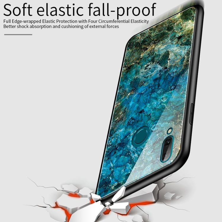 Shockproof Tempered Glass + TPU Case For Huawei Enjoy 9e