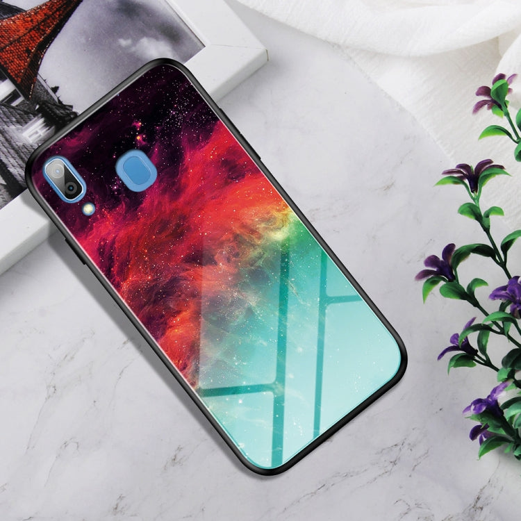 Shockproof Tempered Glass + TPU Case For Galaxy A20